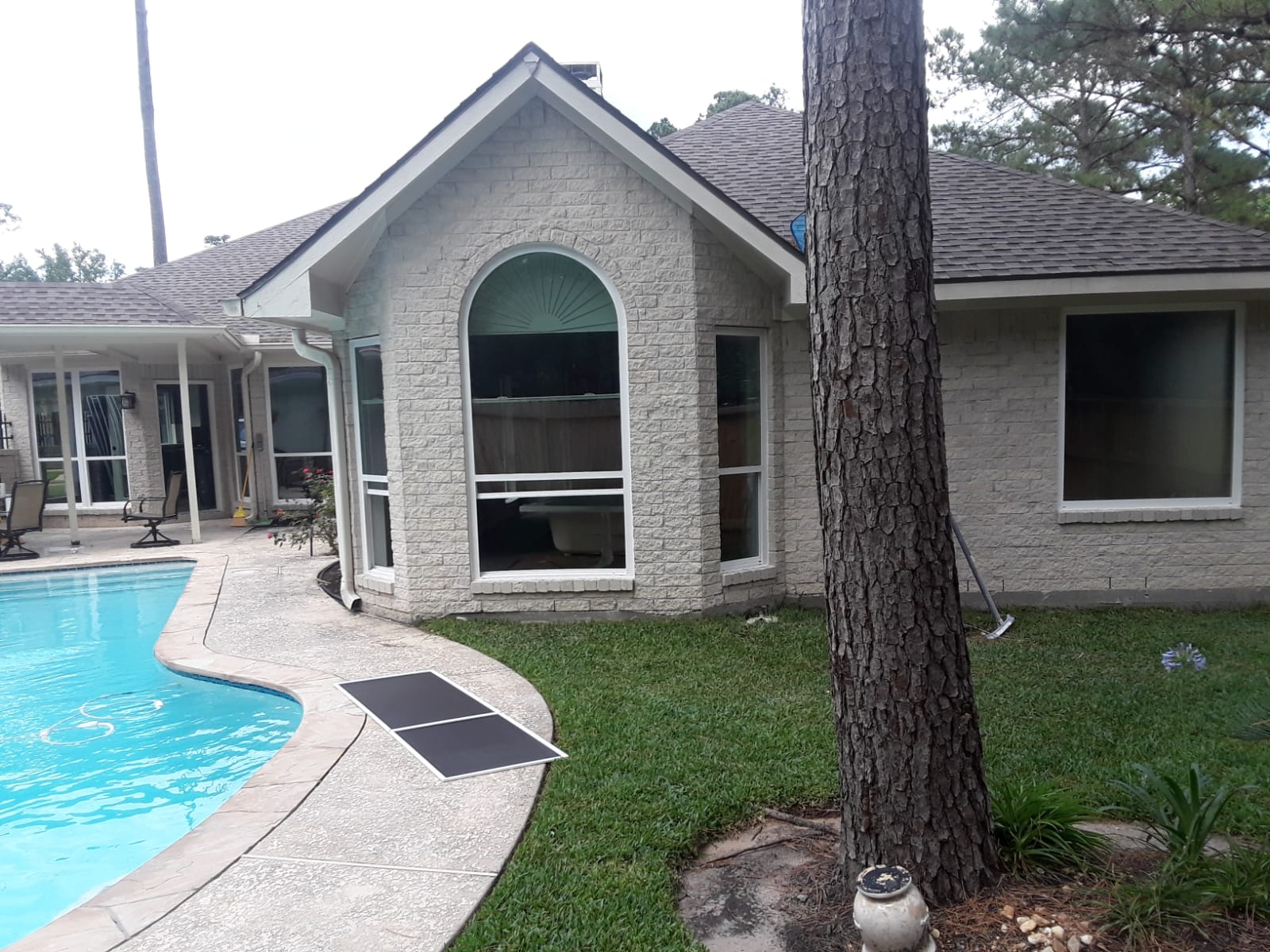 Residential home with pool